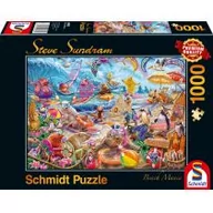 Puzzle - Schmidt Puzzle PQ 1000 Zwierzaki na plaży (Beach Mania) G3 - - miniaturka - grafika 1