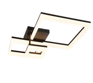 Lampy sufitowe - CAMINO R65771332 lampa sufitowa 66cm czarne kwadraty LED 32W 3000K - miniaturka - grafika 1