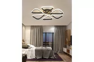 Lampy sufitowe - Decorativi Lampa sufitowa do salonu Trójkąty LED 72W na Pilota 295 Decorativi 295 - miniaturka - grafika 1