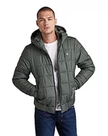 Kurtki męskie - G-STAR RAW Meefic Squared Quilted męska kurtka z kapturem, Szary (graphite D20126-B958-996), XS - miniaturka - grafika 1
