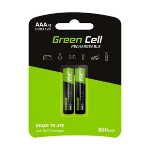 Green Cell Akumulator Green Cell 2x AAA HR03 800mAh GR08 - Ładowarki i akumulatory - miniaturka - grafika 2