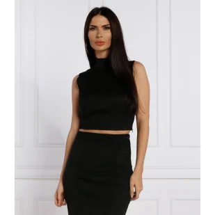 GUESS Top | Cropped Fit - Koszulki i topy damskie - miniaturka - grafika 1