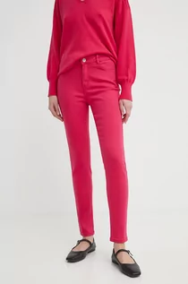 Spodnie damskie - Morgan jeansy POLIA damskie kolor różowy POLIA - grafika 1