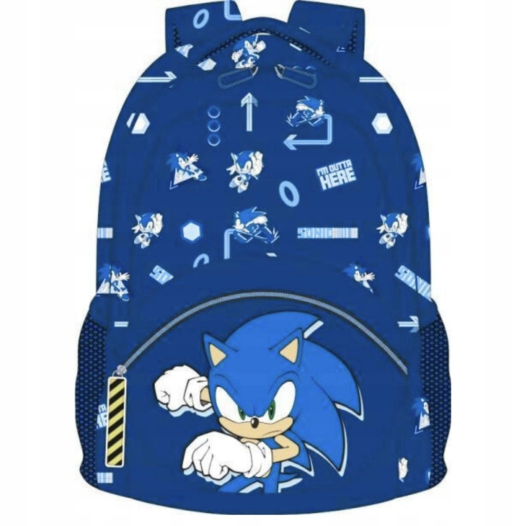Sonic Plecak Szkolny 42 cm Duży Do Szkoły
