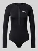 Stroje kąpielowe - Kostium kąpielowy z listwą z zamkiem błyskawicznym - miniaturka - grafika 1