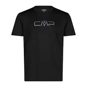 Koszulki męskie - CMP T-shirt męski czarny czarny 50 - miniaturka - grafika 1