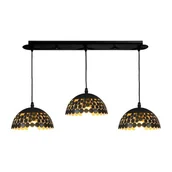 Lampy sufitowe - Milagro Lampa wisząca LISA BLACK 3xE27 ML6136 - miniaturka - grafika 1