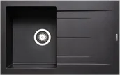 Zlewozmywaki - Pyramis Zlewozmywak granitowy Alazia 79x50 1B1D Karbon 70186412 - miniaturka - grafika 1