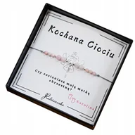 Bransoletki - Bransoletka Czy zostaniesz moją matką chrzestną Kamienie Naturalne Srebro - miniaturka - grafika 1