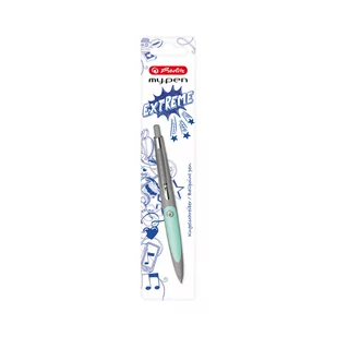 Długopis My.pen popielato-miętowy - Przybory szkolne - miniaturka - grafika 2