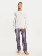 Piżamy damskie - Tommy Hilfiger Piżama UM0UM03359 Kolorowy Regular Fit - miniaturka - grafika 1
