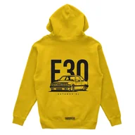Odzież do sportów motorowych - Bluza z kapturem BMW E30 Classic zółta-S - miniaturka - grafika 1
