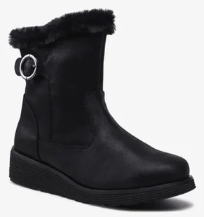 Botki zimowe damskie SKECHERS KEEPSAKES WEDGE COMFY WINTER czarne 37 EU - Botki damskie - miniaturka - grafika 1
