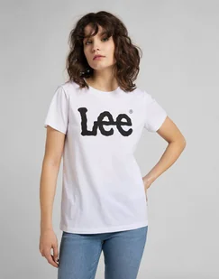Damska koszulka t-shirt Lee LOGO TEE S - Koszulki i topy damskie - miniaturka - grafika 1