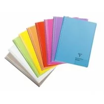 Kołozeszyt 17x22cm 80K linia KoverBook PP 1 sztuka mix kolorów - Clairefontaine - Zeszyty szkolne - miniaturka - grafika 1