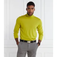 Swetry męskie - BOSS Wełniany golf Musso-P | Slim Fit - miniaturka - grafika 1