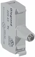 Inne akcesoria elektryczne - Legrand OSMOZ Blok do główek z podświetleniem LED niebieski 230VAC 022943 022943 - miniaturka - grafika 1
