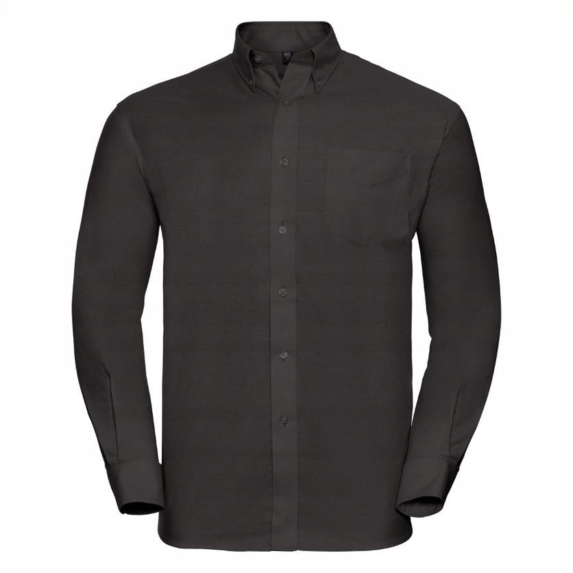 Koszula męska z długim rękawem Oxford Czarny r. XL17,5