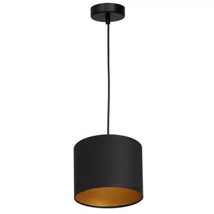 Luminex Arden 3490 Lampa wisząca zwis 1x60W E27 czarny/złoty - Lampy sufitowe - miniaturka - grafika 1
