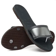 Klapki i japonki damskie - Havaianas You Angra, Japonki damskie, Czarny Nowy Grafitowy, 41/42 EU - miniaturka - grafika 1