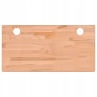 Blaty meblowe i parapety okienne - Blat do biurka, 100x50x1,5 cm, lite drewno bukowe - miniaturka - grafika 1