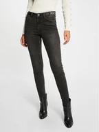 Spodnie damskie - Morgan Jeansy 232-POMELO Szary Skinny Fit - miniaturka - grafika 1