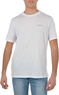 ARMANI EXCHANGE T-shirt męski bawełna biały GR54245 - Rozmiar: S - Koszulki męskie - miniaturka - grafika 1