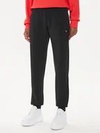 Spodnie sportowe damskie - Guess Spodnie dresowe V4YB08 KCAY2 Czarny Regular Fit - miniaturka - grafika 1