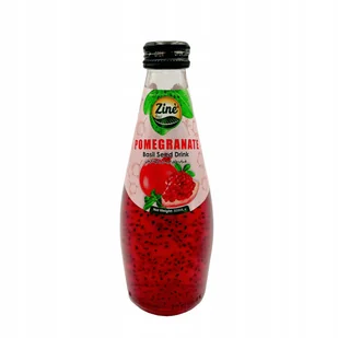 POMEGRANATE FLAVOURED BASIL SEED DRINK 300 ML ZINE - Soki i napoje niegazowane - miniaturka - grafika 1