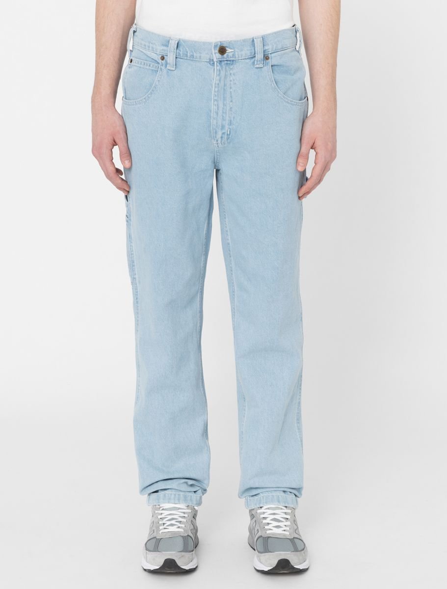 jeansy męskie dickies garyville - dk0a4xecc151 vintage niebieski