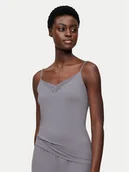 Piżamy damskie - Triumph Koszulka piżamowa Aura Spotlight 10221405 Szary Regular Fit - miniaturka - grafika 1