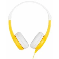 Słuchawki - BuddyPhones Słuchawki dla Dzieci 3+ Connect Żółty (BP-CO-YELLOW-01-K) - miniaturka - grafika 1