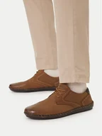 Półbuty męskie - Go Soft Półbuty CEO-WACCO-02 MI18 Brązowy - miniaturka - grafika 1