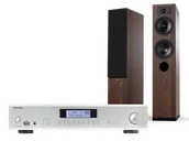 Zestawy stereo - Rotel A14 MkII (srebrny) + Tesi 5 (mokka) - miniaturka - grafika 1