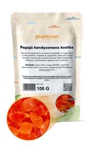Papaja kandyzowana kostka 100g - Chipsy - miniaturka - grafika 1