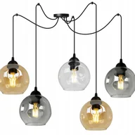 Lampy sufitowe - Lampa sufitowa wisząca Spider Rio elegance 5xE27 abażur kula wielokolorowa Light Home LH - miniaturka - grafika 1