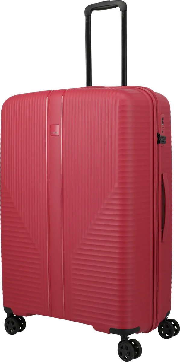 Walizka duża Travelite Air Stripe Czerwony