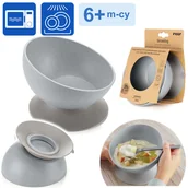 Sztućce dla dzieci - Miseczka z przyssawką dla dzieci BLW bezpieczna EKO Growing REER - miniaturka - grafika 1