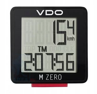 VDO M0 Zero komputer rowerowy 2017 Tacho 3000_Noir - Liczniki rowerowe - miniaturka - grafika 1