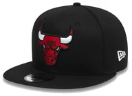 Czapki damskie - Czapka New Era 9Fifty Chicago Bulls Czarna S/M - miniaturka - grafika 1