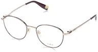 Okulary przeciwsłoneczne - Furla Damskie okulary przeciwsłoneczne Vfu589, Shiny Red Gold W/Bordeaux Parts, 48, Błyszczące czerwone złoto W/Bordeaux Parts - miniaturka - grafika 1