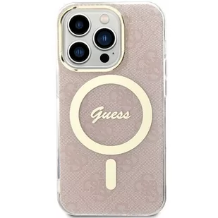 Etui Guess GUHMP15XH4STP Apple iPhone 15 Pro Max hardcase IML 4G MagSafe różowy/pink - Etui i futerały do telefonów - miniaturka - grafika 4