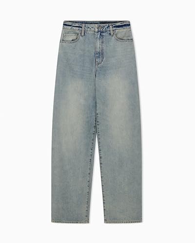 Armani Exchange A|X jeansy damskie, niebieski dżins, niebieski dżins, 28