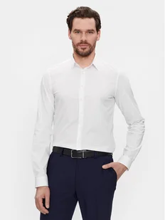 Calvin Klein Koszula K10K112743 Biały Extra Slim Fit - Koszule męskie - miniaturka - grafika 1