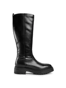 Kozaki damskie - Geox Oficerki D Iridea C D04HRC 05443 C9999 Czarny - miniaturka - grafika 1