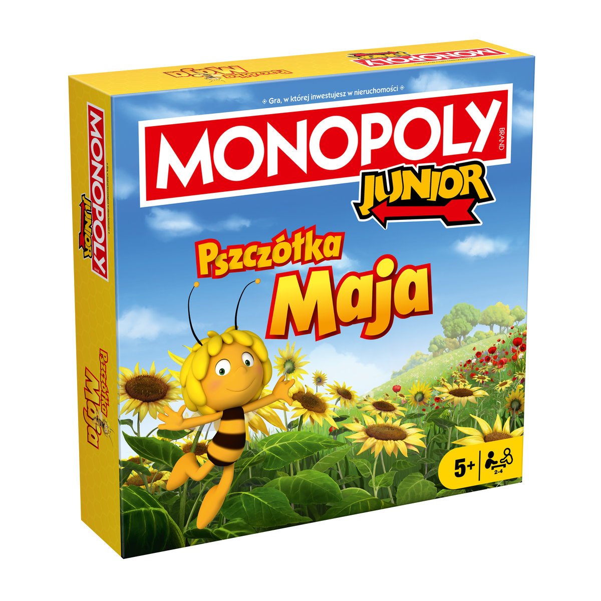 Monopoly Junior Pszczółka Maja, gra planszowa, Winning Moves