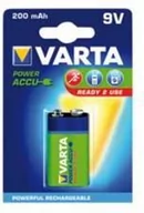 Ładowarki i akumulatory - Varta Akumulator Power 9V Block 170mAh 1 szt. - miniaturka - grafika 1