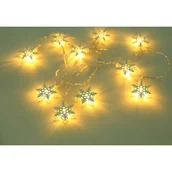 Lampy ogrodowe - Bożonarodzeniowa Girlanda Gwiazdki 1,65M 10 Led 0,03W Ciepła - miniaturka - grafika 1