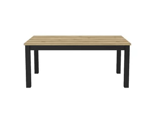 Stół OLIN 180x95 dąb grand naturalny/czarny - Stoły - miniaturka - grafika 1