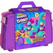 Zabawki kreatywne - Kinetic Sand KNS ACK FldngSndbxMermaid MX ECMX GML - miniaturka - grafika 1